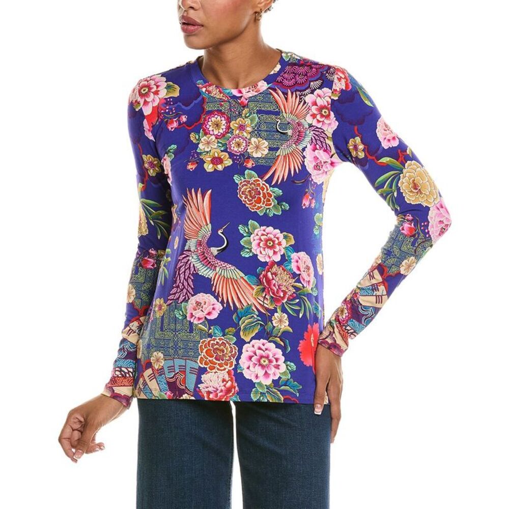 Johnny Was Womens  The Janie Favorite Top, Purple